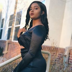 Black dress, silky and affordable